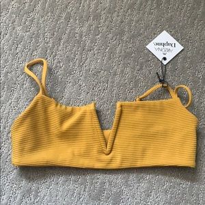 Arizona Daphne yellow bikini top